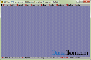 Program Turbo Pascal 7 Sukses Dijalankan dengan DOSBox