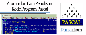Tutorial Belajar Pascal - Aturan dan Cara Penulisan Kode Program Pascal