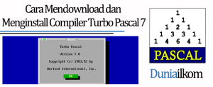 Tutorial Belajar Pascal - Cara Mendownload dan Menginstall Compiler Turbo Pascal 7