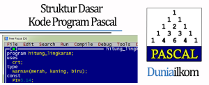 Tutorial Belajar Pascal - Struktur Dasar Kode Program Pascal