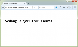 HTML Uncover - Belajar Canvas Element