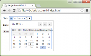 HTML Uncover - Input type Date