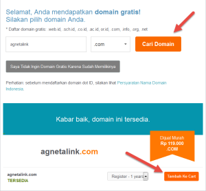 Mendaftarkan Domain Baru