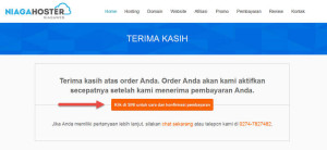 Order Hosting Niagahoster