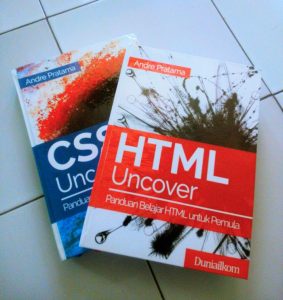 buku cetak html dan css uncover
