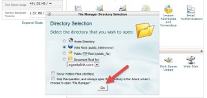 Buka File Manager cPanel