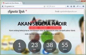 Tampilan website sudah berubah