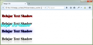 CSS Uncover - Text Shadow