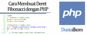 Tutorial PHP - Cara Membuat Deret Fibonacci dengan PHP