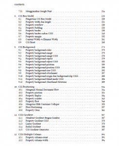 Daftar isi eBook CSS Uncover - 3