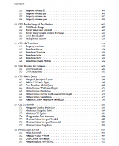 Daftar isi eBook CSS Uncover - 4