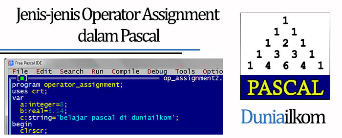 assignment operator in pascal