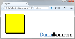 Cara membuat efek bayangan dengan CSS