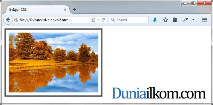 Tutorial CSS: Membuat Gallery Gambar dengan HTML dan CSS | Duniailkom