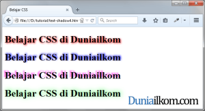 Mengubah warna bayanagn teks CSS3