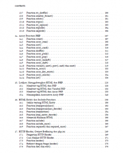 Daftar isi eBook PHP Uncover - 4