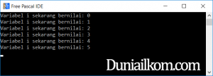 Contoh Program Pascal - Fungsi dan Pengertian Perintah Break While Do