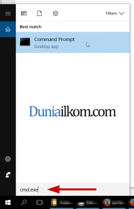 Cara membuka cmd Windows