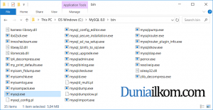 Folder bin MySQL 8.0