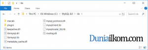 Folder lib MySQL 8.0