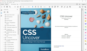 Tampilan eBook CSS Uncover 3.0