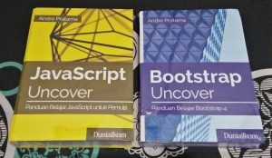 Buku cetak JavaScript dan Bootstrap Uncover