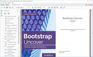 Tampilan eBook Bootstrap Uncover