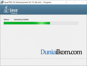 Proses instalasi Java JDK 15 part 3