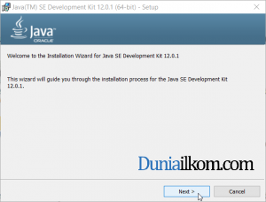 Proses instalasi Java part 1
