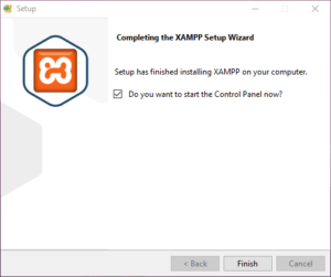 Instalasi Xampp 8 sudah berhasil