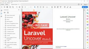 Tampilan eBook Laravel Uncover - pre release
