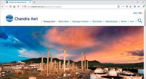 Website Chandra Asri Petrochemical