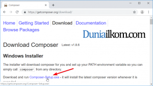 Cara Mendownload Aplikasi Composer