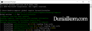 Cara Menginstall Laravel Installer