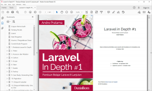 Tampilan eBook Laravel In Depth #1