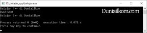 Contoh Kode Program Tipe Data Pointer Bahasa C++