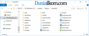 Isi Folder Laravel