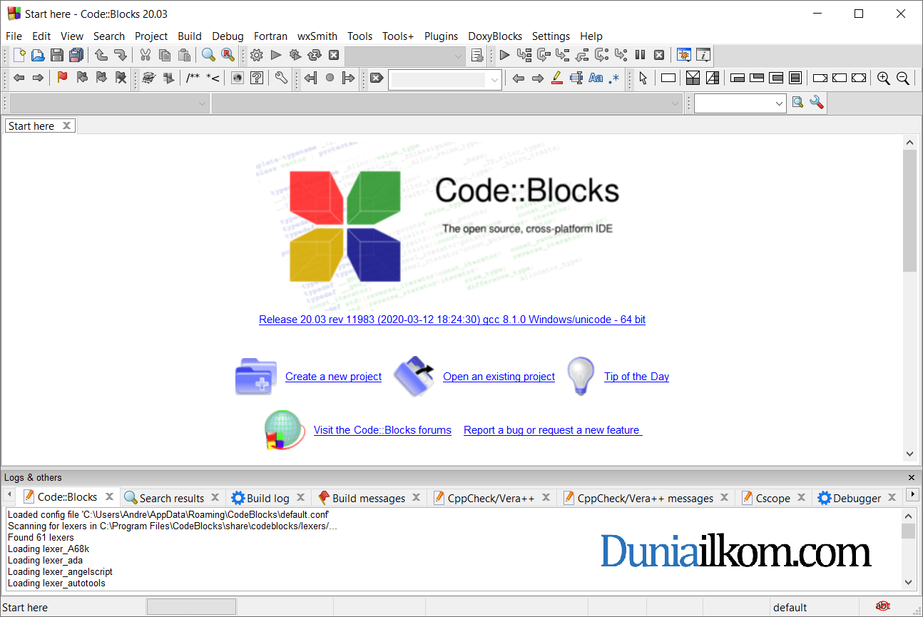 Tampilan Code Block 20