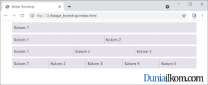 Tutorial Pengertian Bootstrap Grid System