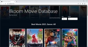 Tampilan Project Ilkoom Movie Database Tampilan Project Ilkoom Expense Tracker dengan React