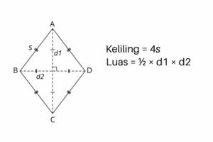 Luas belah ketupat